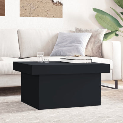 Table basse noir 100x55x40 cm bois d’ingénierie - Tables basses