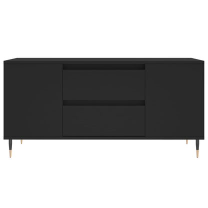 Table basse noir 102x44,5x50 cm bois d’ingénierie - Tables basses