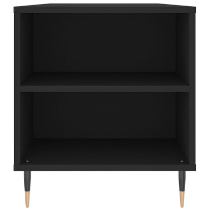 Table basse noir 102x44,5x50 cm bois d’ingénierie - Tables basses