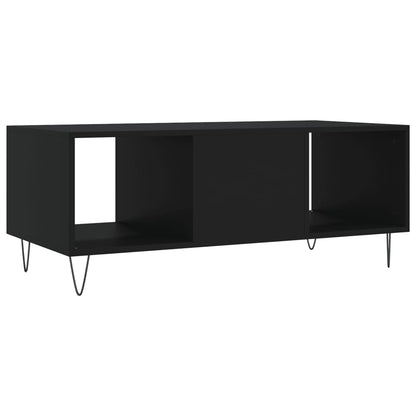 Table basse noir 102x50x40 cm bois d’ingénierie - Tables basses