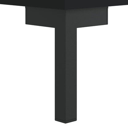 Table basse noir 102x50x40 cm bois d’ingénierie - Tables basses