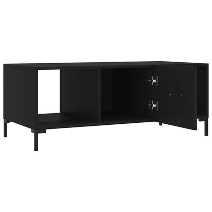 Table basse noir 102x50x40 cm bois d’ingénierie - Tables basses