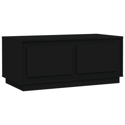 Table basse noir 102x50x44 cm bois d’ingénierie - Tables basses