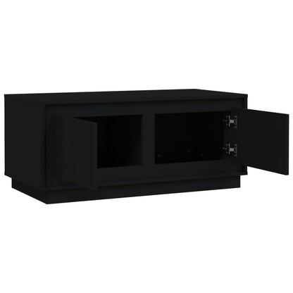 Table basse noir 102x50x44 cm bois d’ingénierie - Tables basses