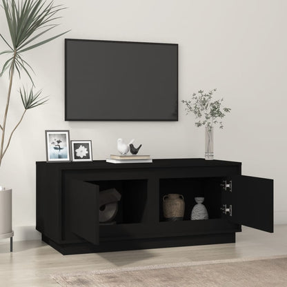 Table basse noir 102x50x44 cm bois d’ingénierie - Tables basses