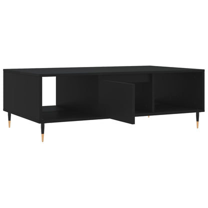 Table basse noir 104x60x35 cm bois d’ingénierie - Tables basses