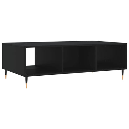 Table basse noir 104x60x35 cm bois d’ingénierie - Tables basses