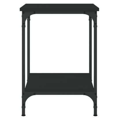 Table basse noir 40x40x55 cm bois d’ingénierie - Tables basses