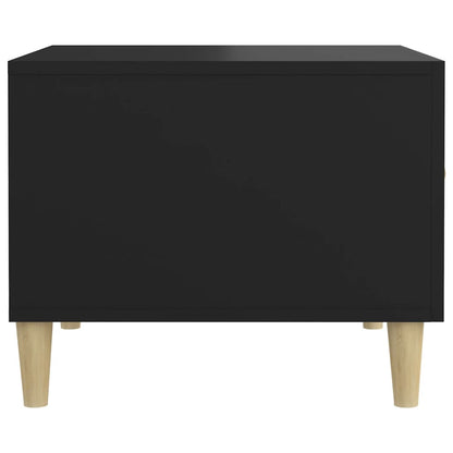 Table basse Noir 50x50x40 cm Bois d’ingénierie - Tables basses