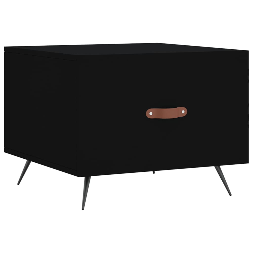 Table basse Noir 50x50x40 cm Bois d’ingénierie - Tables basses