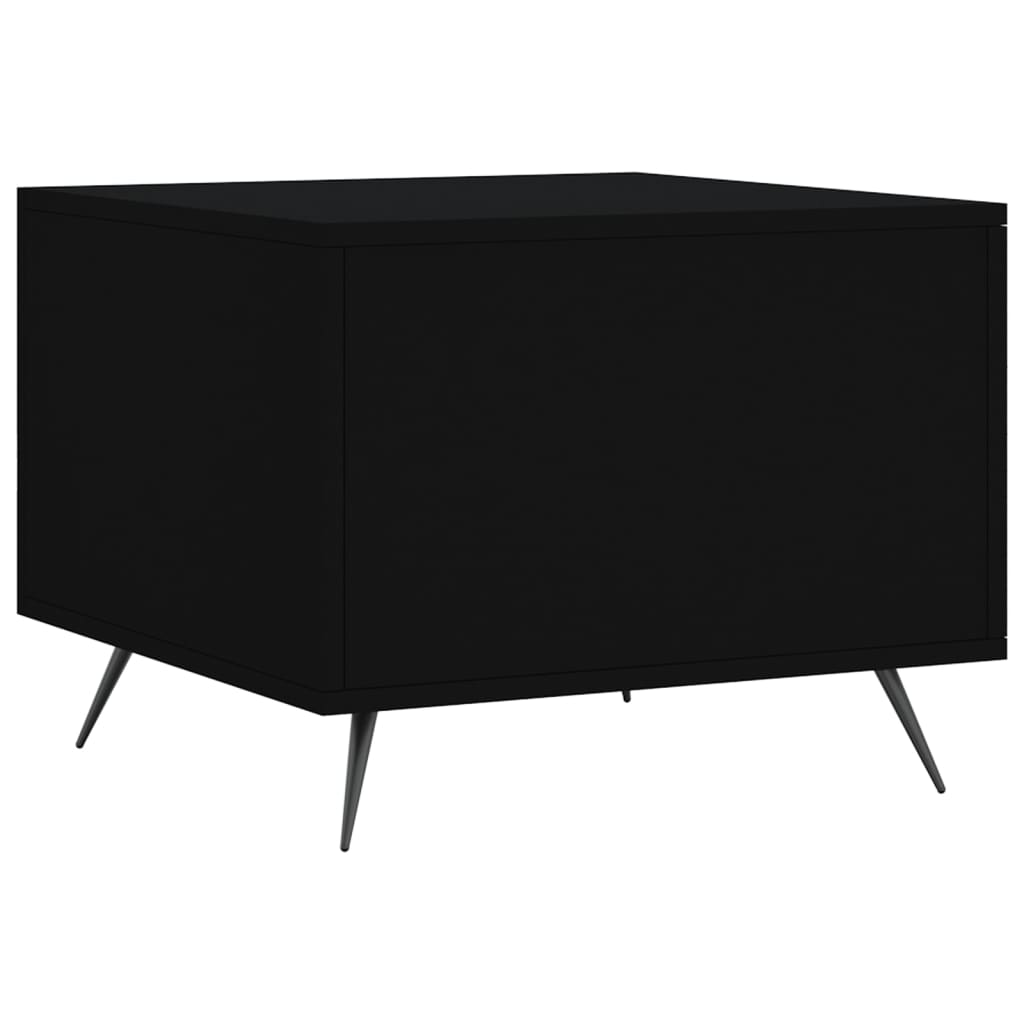 Table basse Noir 50x50x40 cm Bois d’ingénierie - Tables basses