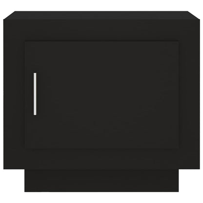 Table basse noir 51x50x45 cm bois d’ingénierie - Tables basses