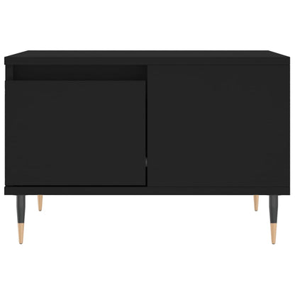 Table basse noir 55x55x36,5 cm bois d’ingénierie - Tables basses