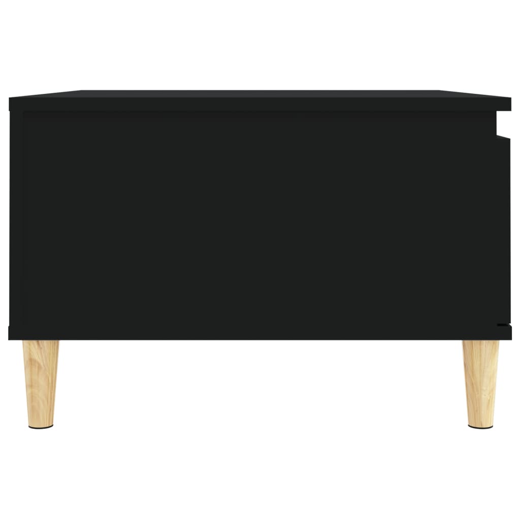Table basse noir 55x55x36,5 cm bois d’ingénierie - Tables basses
