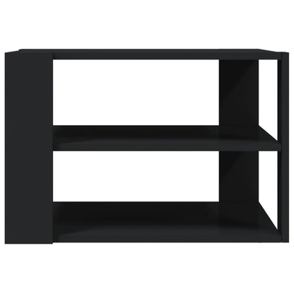 Table basse noir 59,5x59,5x40 cm bois d’ingénierie - Tables basses