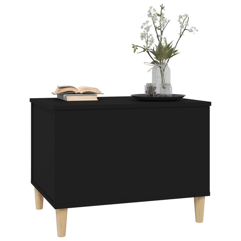 Table basse Noir 60x44,5x45 cm Bois d’ingénierie - Tables basses