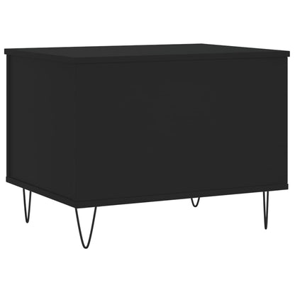 Table basse Noir 60x44,5x45 cm Bois d’ingénierie - Tables basses