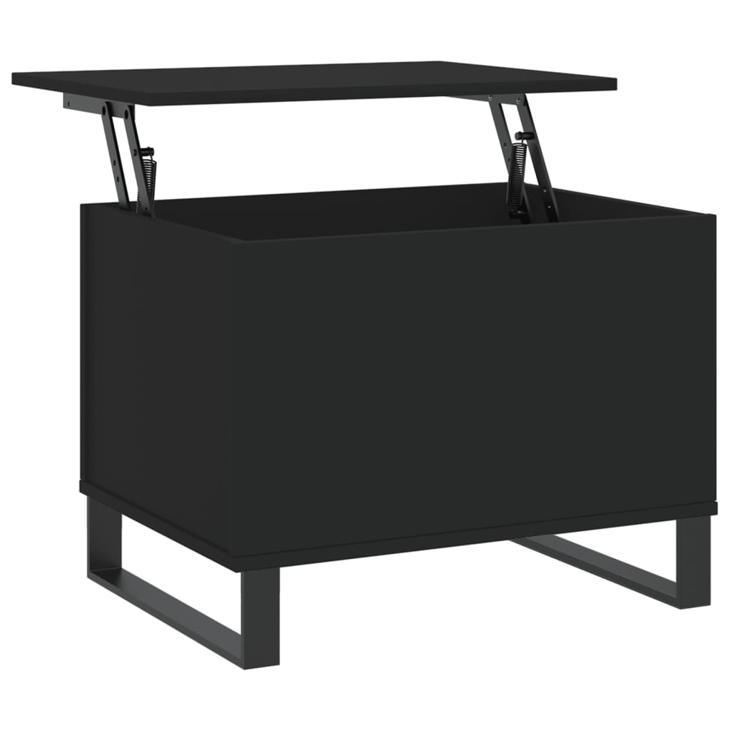 Table basse Noir 60x44,5x45 cm Bois d’ingénierie - Tables basses
