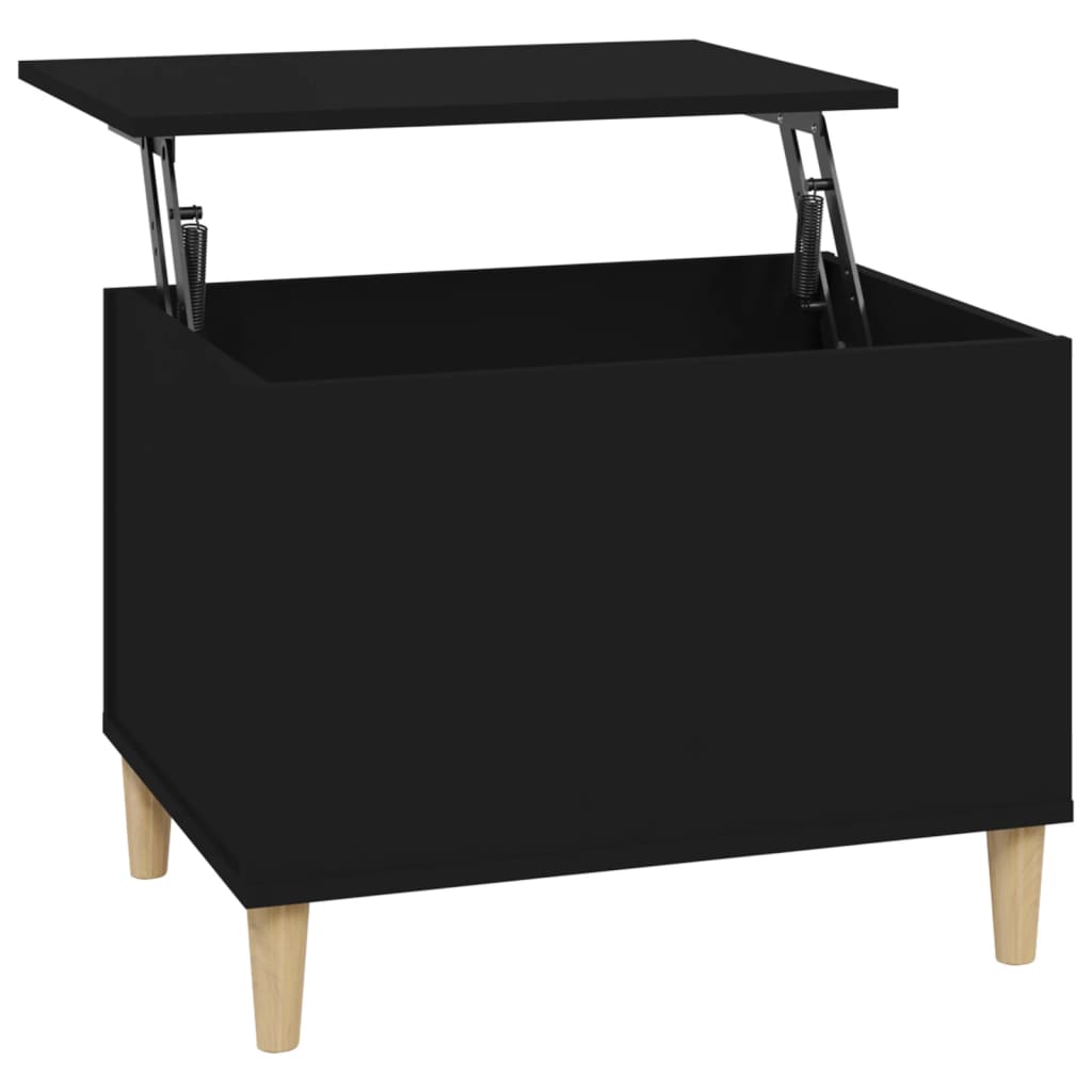 Table basse Noir 60x44,5x45 cm Bois d’ingénierie - Tables basses