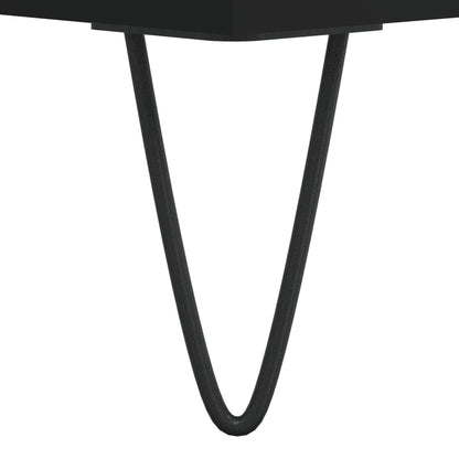 Table basse Noir 60x44,5x45 cm Bois d’ingénierie - Tables basses