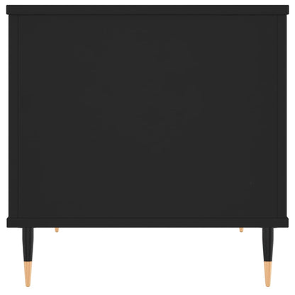 Table basse Noir 60x44,5x45 cm Bois d’ingénierie - Tables basses