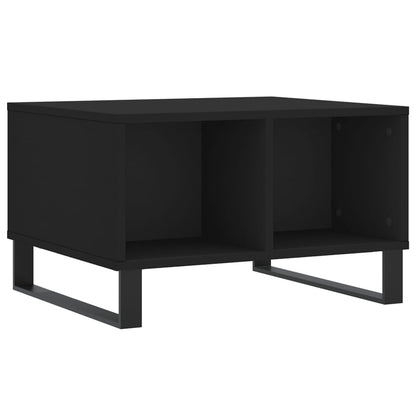 Table basse Noir 60x50x36,5 cm Bois d’ingénierie - Tables basses