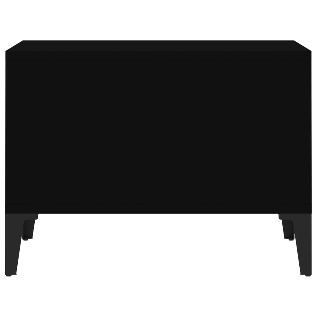 Table basse Noir 60x50x36,5 cm Bois d’ingénierie - Tables basses