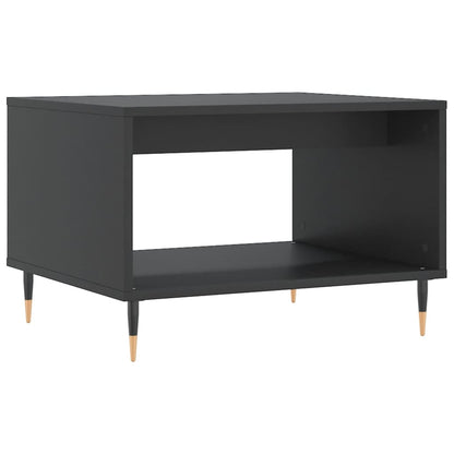 Table basse noir 60x50x40 cm bois d’ingénierie - Tables basses