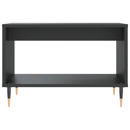 Table basse noir 60x50x40 cm bois d’ingénierie - Tables basses