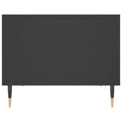 Table basse noir 60x50x40 cm bois d’ingénierie - Tables basses