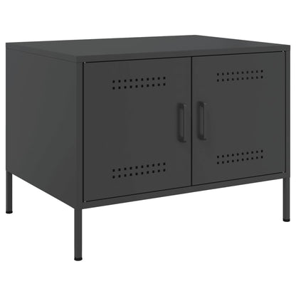 Table basse noir 68x50x50,5 cm acier - Tables basses