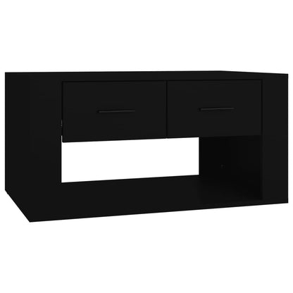 Table basse Noir 80x50x40 cm Bois d’ingénierie - Tables basses