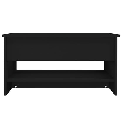 Table basse Noir 80x50x40 cm Bois d’ingénierie - Tables basses
