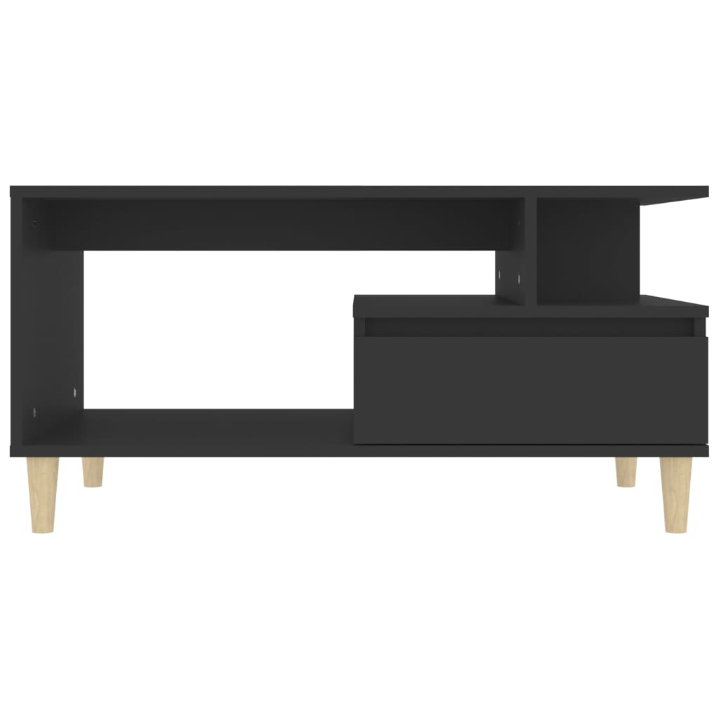 Table basse Noir 90x49x45 cm Bois d’ingénierie - Tables basses