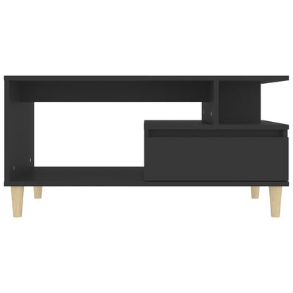 Table basse Noir 90x49x45 cm Bois d’ingénierie - Tables basses
