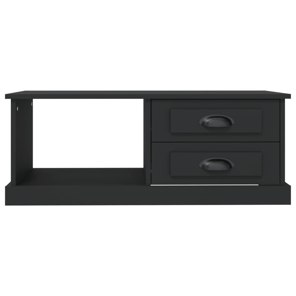 Table basse Noir 90x50x35 cm Bois d’ingénierie - Tables basses