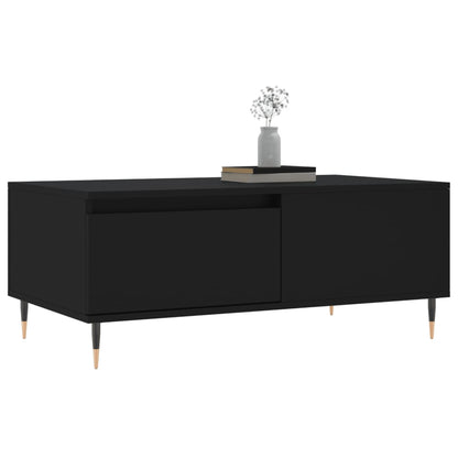 Table basse Noir 90x50x36,5 cm Bois d’ingénierie - Tables basses