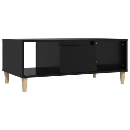 Table basse Noir 90x50x36,5 cm Bois d’ingénierie - Tables basses