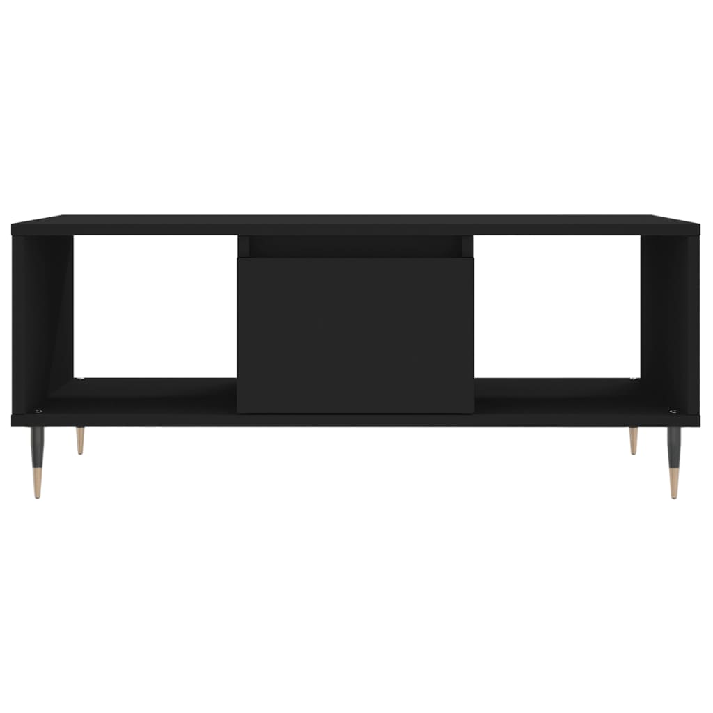 Table basse Noir 90x50x36,5 cm Bois d’ingénierie - Tables basses