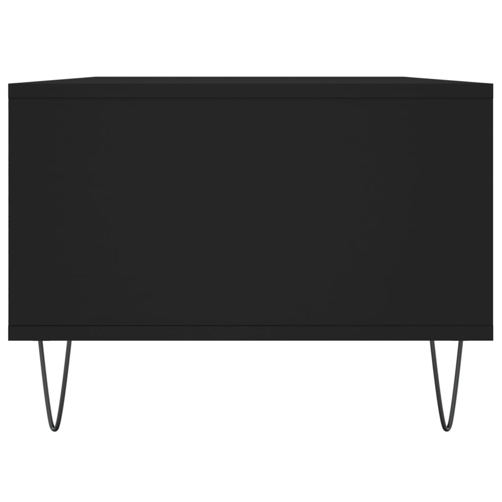 Table basse Noir 90x50x36,5 cm Bois d’ingénierie - Tables basses