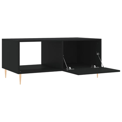 Table basse noir 90x50x40 cm bois d’ingénierie - Tables basses