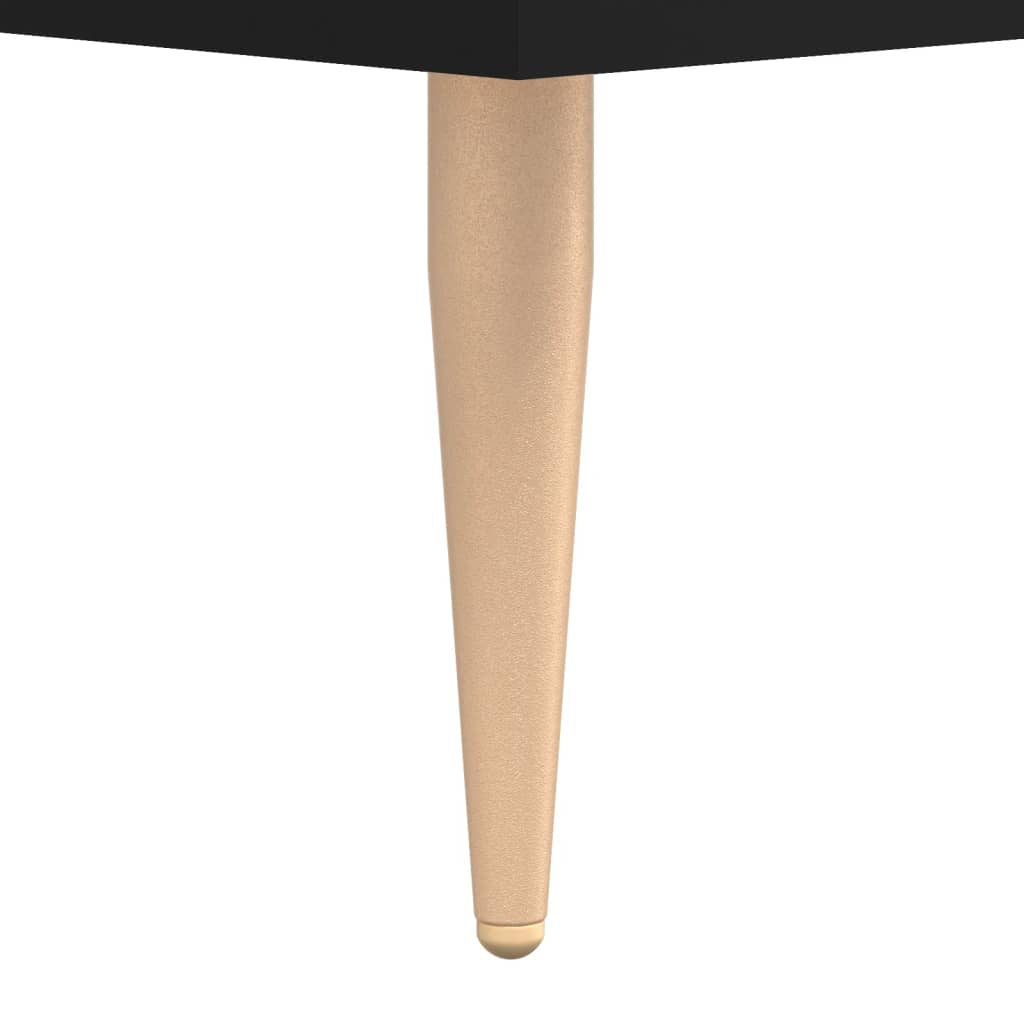Table basse noir 90x50x40 cm bois d’ingénierie - Tables basses