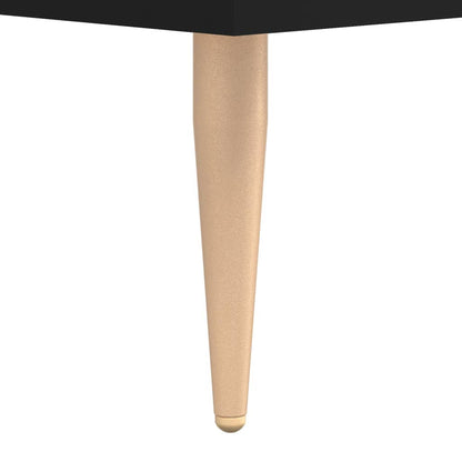 Table basse noir 90x50x40 cm bois d’ingénierie - Tables basses