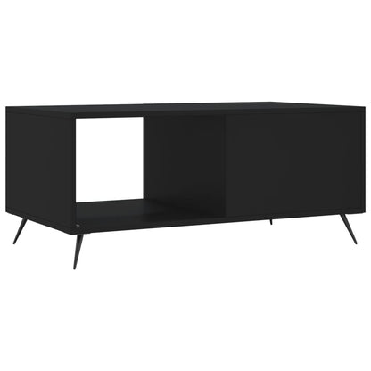 Table basse noir 90x50x40 cm bois d’ingénierie - Tables basses