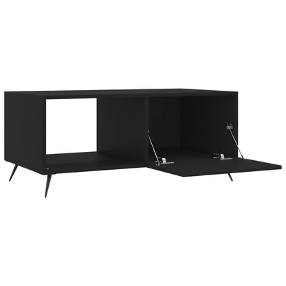 Table basse noir 90x50x40 cm bois d’ingénierie - Tables basses