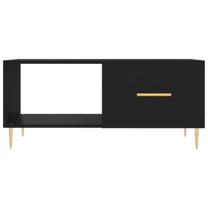 Table basse noir 90x50x40 cm bois d’ingénierie - Tables basses