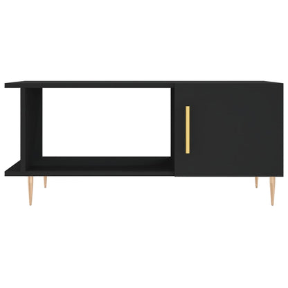 Table basse noir 90x50x40 cm bois d’ingénierie - Tables basses