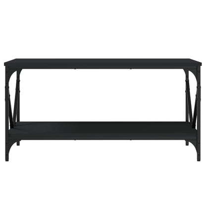 Table basse noir 90x50x45 cm bois d’ingénierie - Tables basses