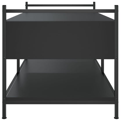 Table basse noir 99x50x50 cm bois d’ingénierie - Tables basses