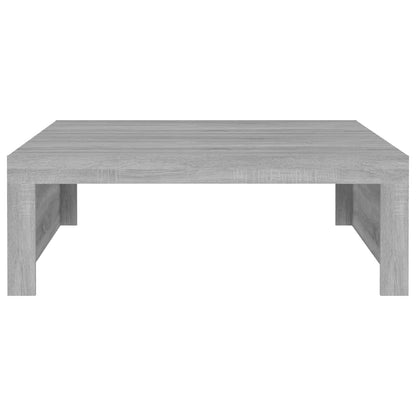 Table basse Sonoma gris 100x100x35 cm Bois d’ingénierie - Tables basses
